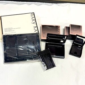 Mary Kay NEW Elegant Black Cosmetic tray and compacts
